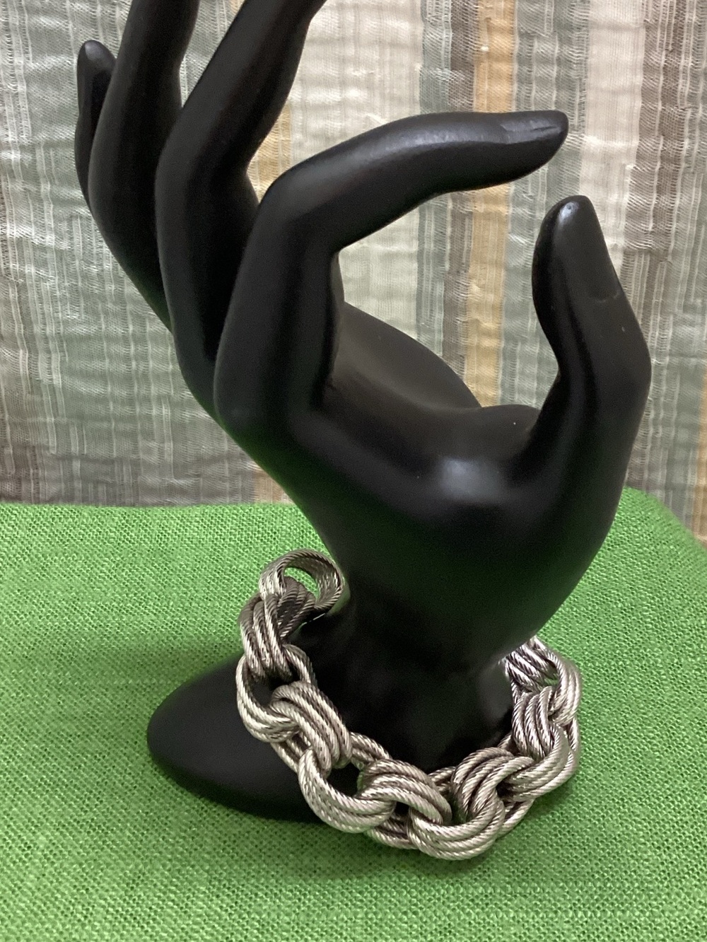 Milor Italy bronze twisted rope bracelet Chunky Vintage Italian retro Chic